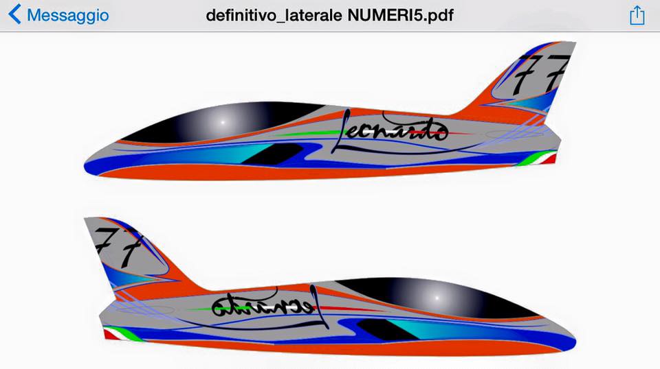 leonardo rc jet